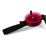 Удочка зимняя Три Кита Техно d-75, с неопреновой ручкой (хлыст стекловолокно), Ассорти