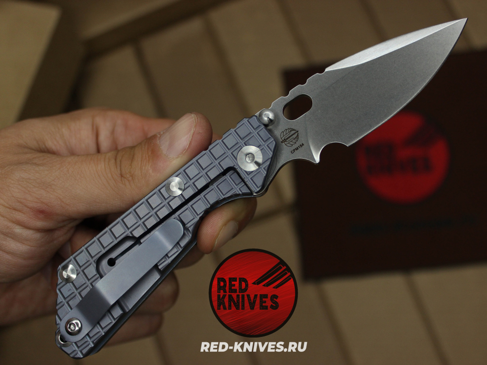 Нож Strider PT Titanium FRAG - рукоять титан, клинок стоунвош RK/Н124