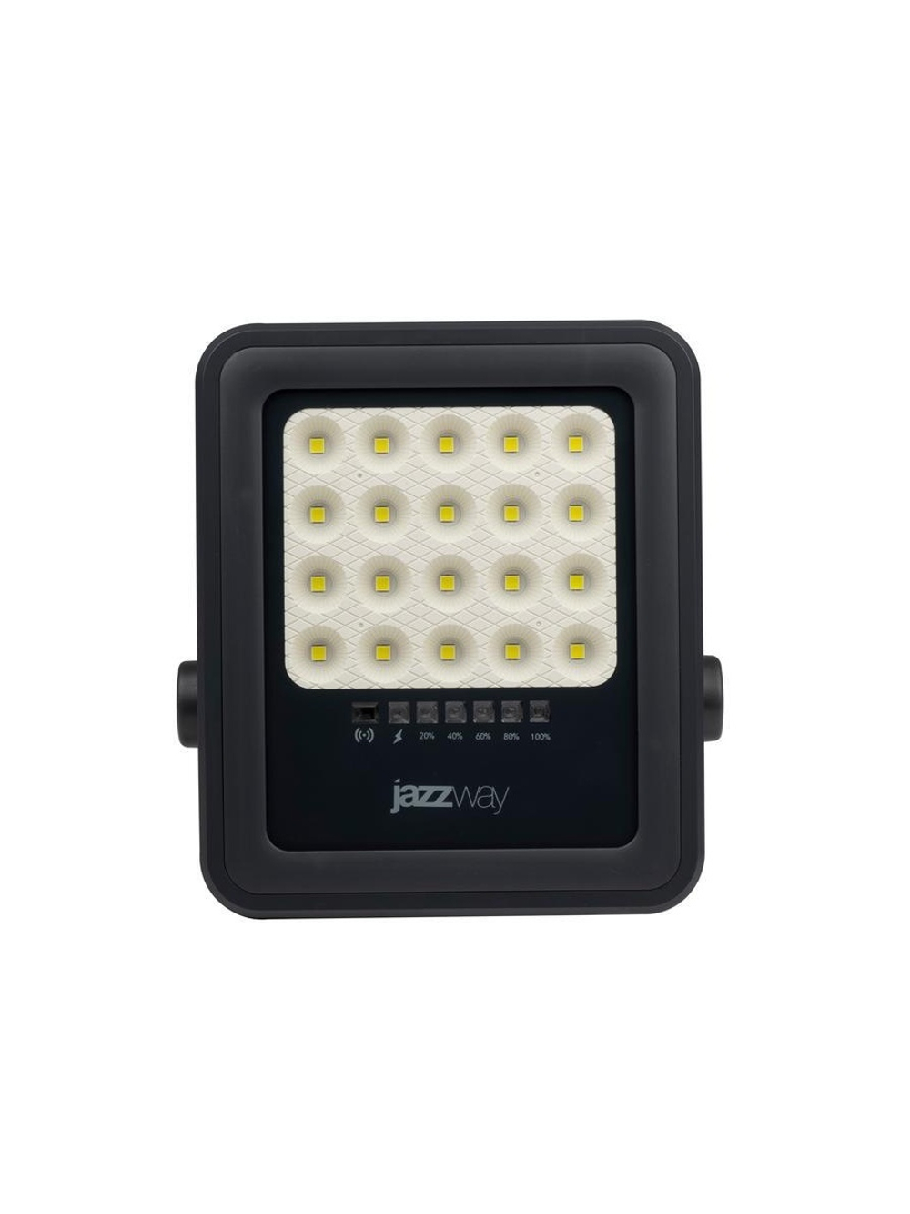 Прожектор светодиодный PFL SOLAR 02 50 6500К GR IP65 ДО с солнечн. панелью и пультом Pro+ JazzWay 5058460