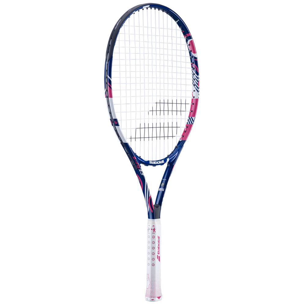 Ракетка б/т дет. BABOLAT B`FLY 25 Gr00, 140487, для 9-10 лет,алюминий,со струнами, сине-розовый