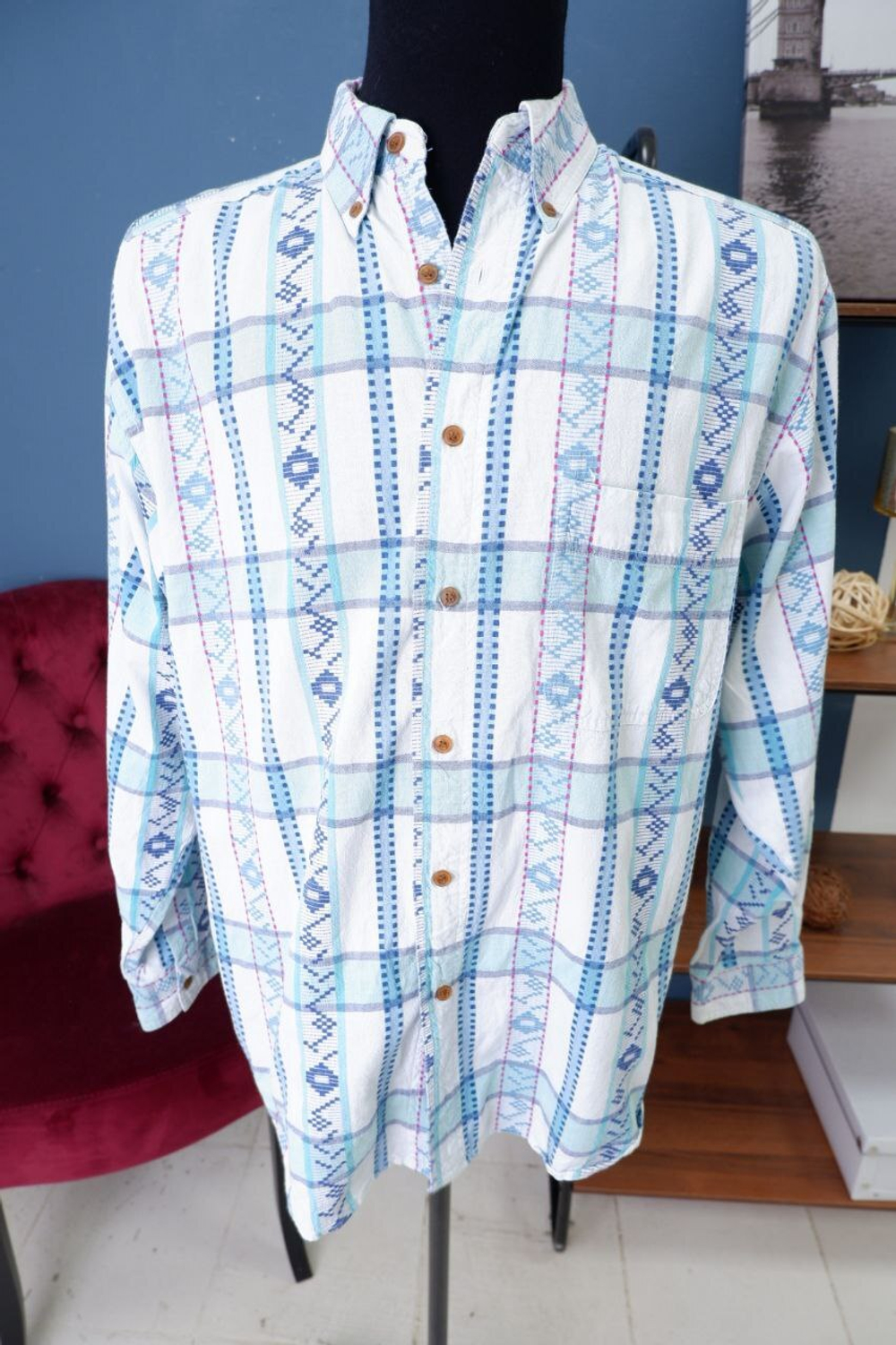 Рубашка Bugle Boy красивая 56 размер