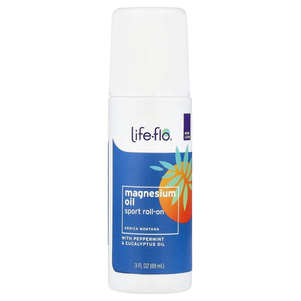 Life-flo, шариковый массажер с магниевым маслом, 89 мл (3 жидк. унции)