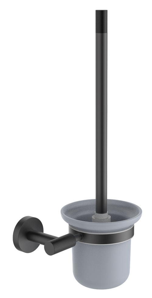 5513-G Ершик настенный, стеклянный (ГРАФИТ) ViEiR  (12/1шт)