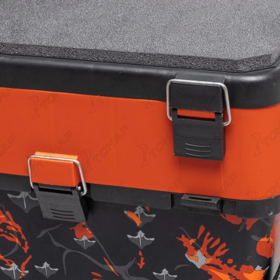 Ящик рыболовный зимний SHARK оранжевый (HS-IB-19-SHO) Helios
