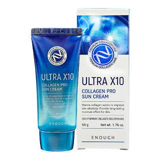 Крем солнцезащитный с коллагеном ENOUGH Ultra X10 Collagen Sun Cream SPF50+ PA+++ 50 гр