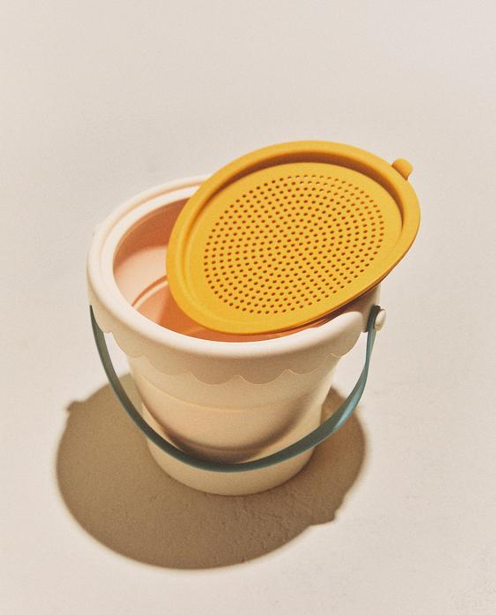 ZARA HOME Детское силиконовое пляжное ведерко, желтый