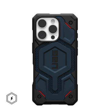 UAG Monarch Pro Kevlar® with MagSafe Series Case for Apple iPhone 16 Pro Mallard (Синий)