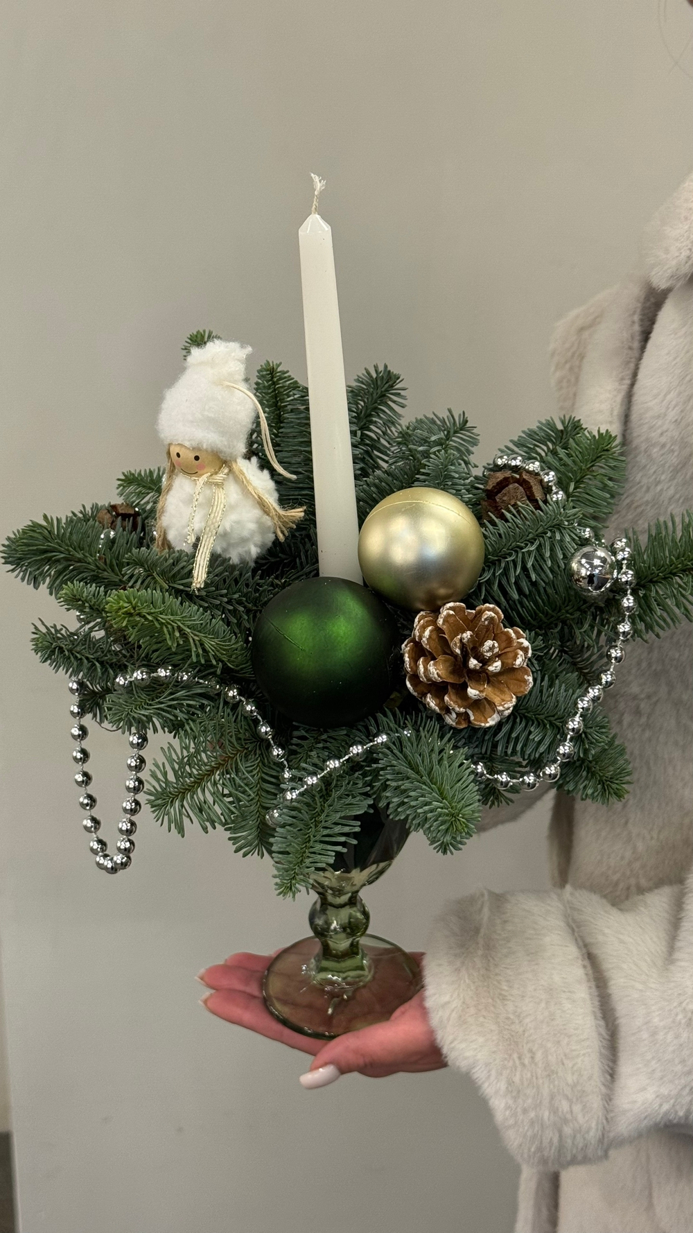 Подсвечник в бокале