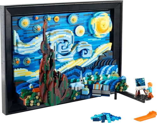 Конструктор LEGO Ideas 21333 Винсент Ван Гог: Звёздная ночь