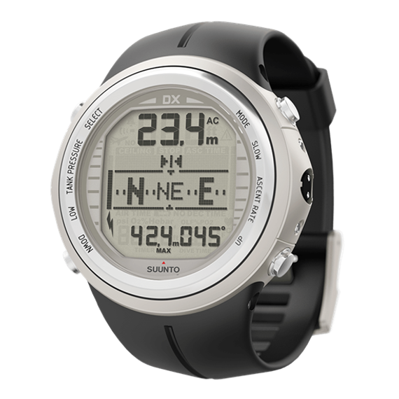 Декомпрессиметр Suunto DX Silver Elastomer
