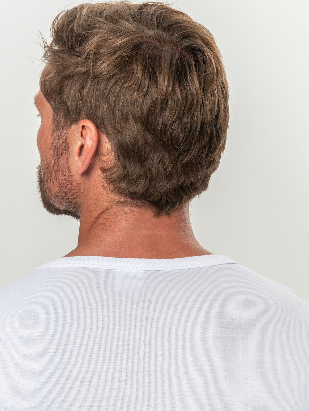 Лонгслив мужской белый