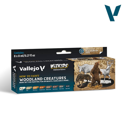 Wizkids premium set by vallejo: woodland creatures