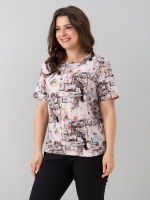 Футболка Фв-107/акварельгород-бежевый