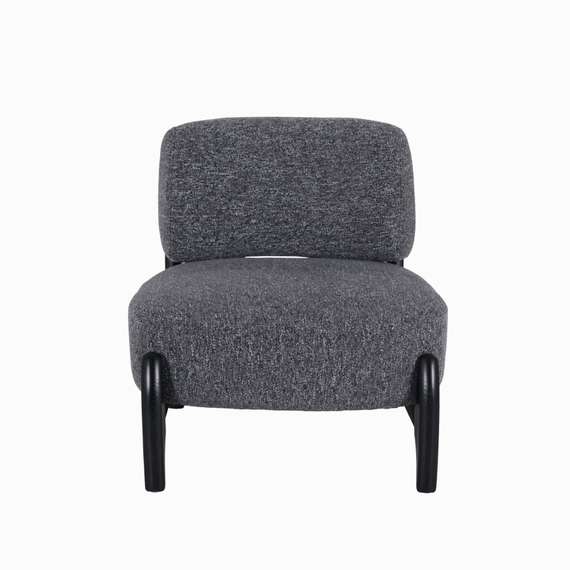 Кресло Judge серое с черными ножками