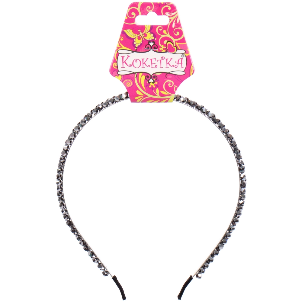 Ободок для волос «КОЛЛИНА», микс 4 цвета, 0,5см (блистер Кокетка в минивложении)