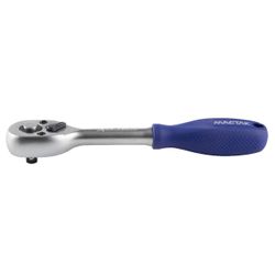 МАСТАК (010-21626H) Трещотка 1/4", 72 зубца, флажковая с кнопкой