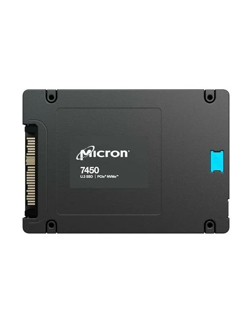 Micron 7450 PRO 1.92TB NVMe U.3 (15mm) PCIe NVMe Gen4 1x4 (v1.4) R6800/W2700MB/s 3D TLC MTTF 2М 800K/120K IOPS 3650TBW SSD Enterprise Solid State Drive, 1 year, OEM