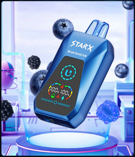 Upends StarX Черника малина лимонад (Блю раз) 20000 затяжек 20мг (2%)