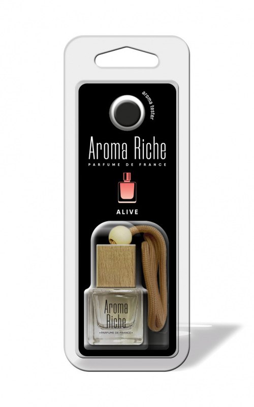 Ароматизатор воздуха AROMA RICHE - Alive (Hugo Boss)  (флакон с дер. крышкой)