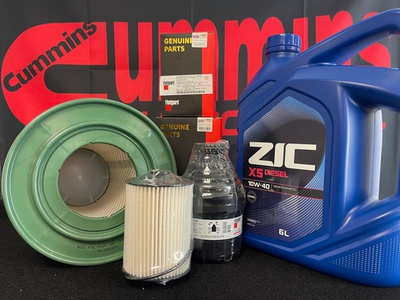 Комплект для ТО с маслом ZIC X5 и низким воздушным фильтром Газель Cummins ISF 2.8