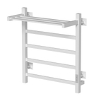 Полотенцесушитель MIXLINE TRIUMPH  60х50 (таймер, 367Вт, 4 перекладины + ПОЛКА) электрический БЕЛЫЙ