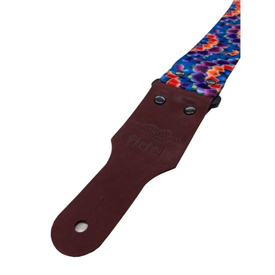 FL40164PA PolyArt Ремень для гитары, полиэстер, калейдоскоп, Fidel