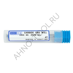 Фреза твердосплавная   6мм (L=75, l=20, хв=6) Z4 45° по закаленной стали BRHM-4EL-D6.0 HRC65 AHNO