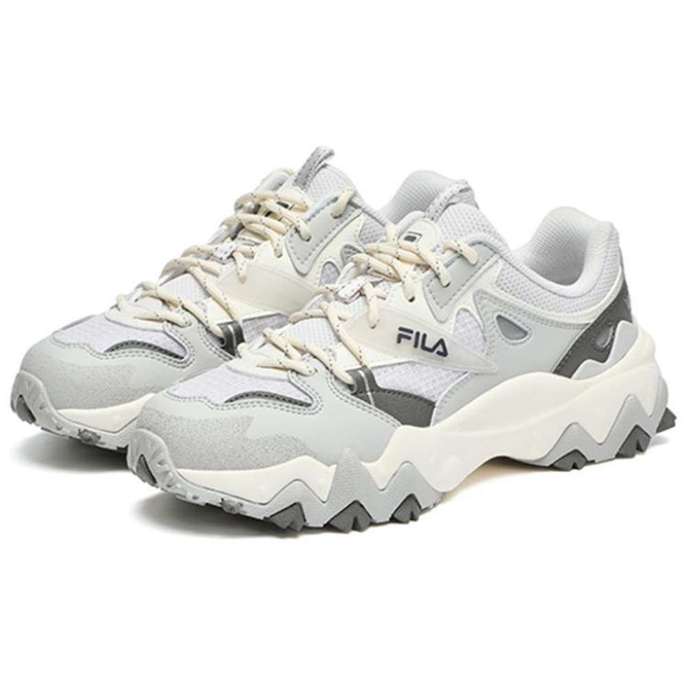 FILA Oakmont retro comfortable low-cut life casual shoes women's gray and white