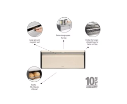 Brabantia -  бежевая хлебница / артикул   202384  / GTIN 8710755202384