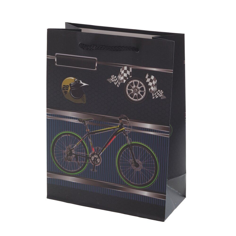 GAEM Пакет подарочный S (бумага 210г/м2, блок микс 12шт), L18 W8,5 H24 см, 4в.