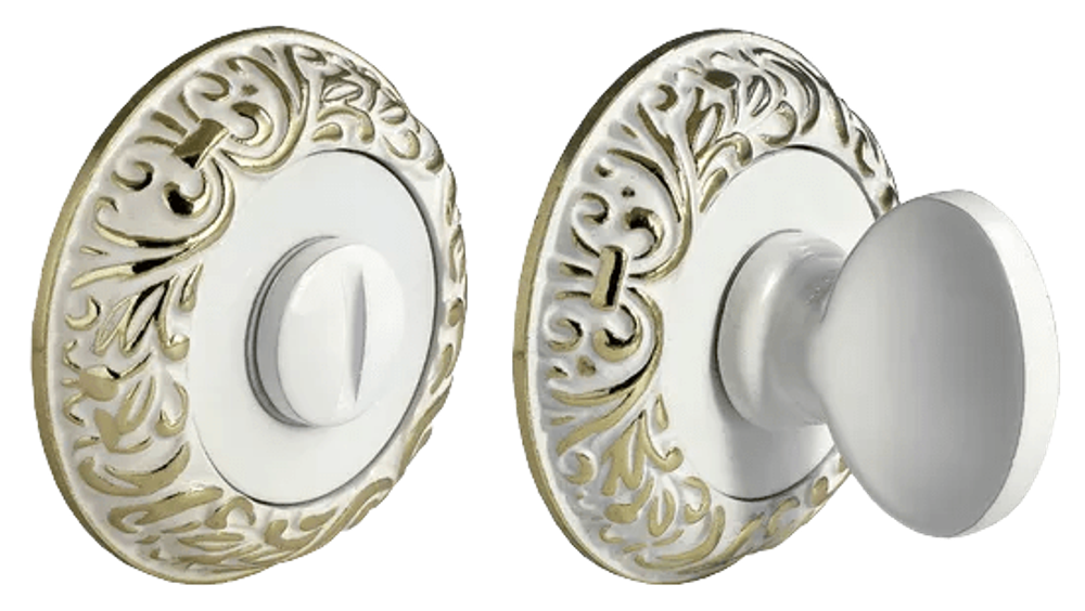 Завертка сантехническая MORELLI MH-WC-CLP W/PG Цвет - белый/золото