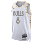Футболка Nike NBA 2024/25 City Edition Swingman Chicago Bulls Zach LaVine White Jersey