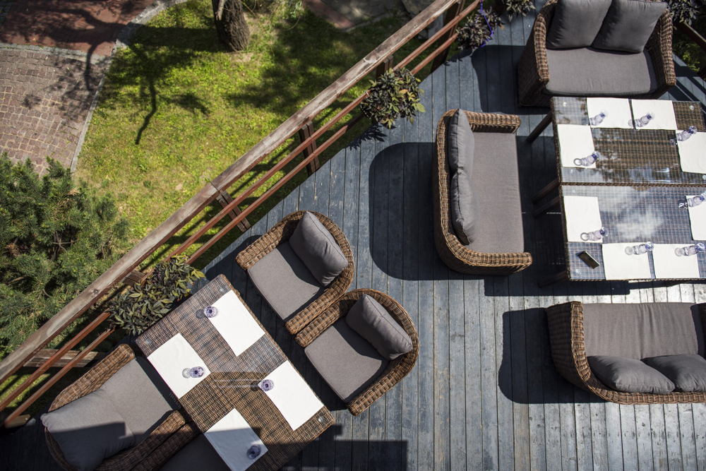 "Кон Панна" кресло из искусственного ротанга, цвет коричневый