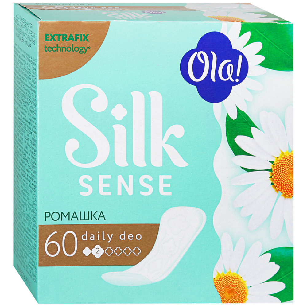 Прокладки Ola Silk Sense Ромашка 60 шт