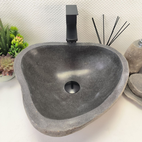 Раковина из речного камня RS-63886 (43*39*15) 0120