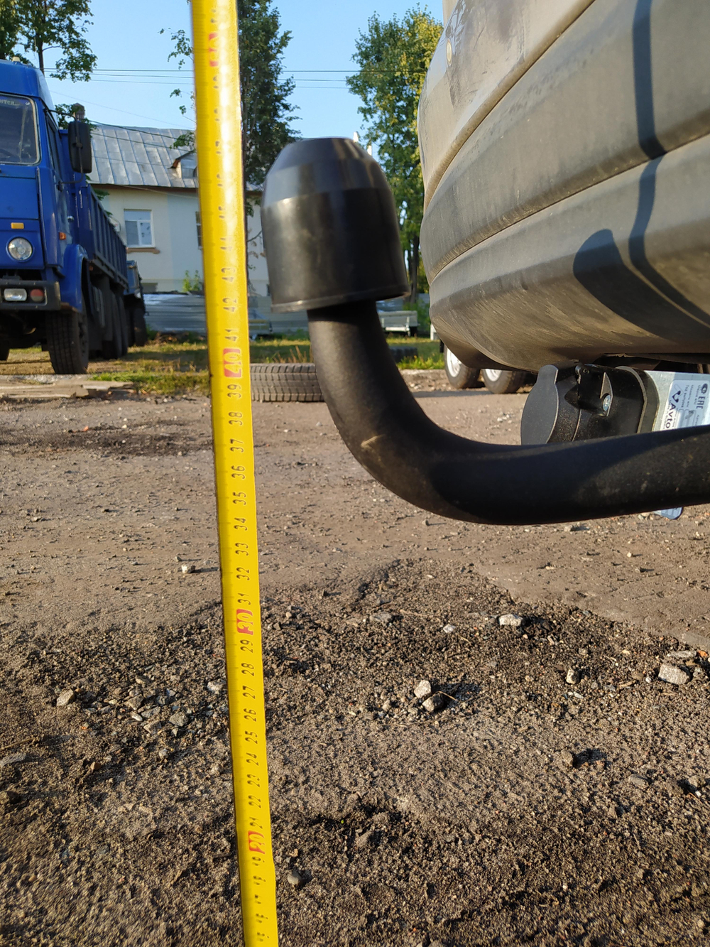 Фаркоп для Hyundai Tucson рестайлинг 2018-2021 Тип шара: A. Нагрузки: 1600/100 кг, HY 33