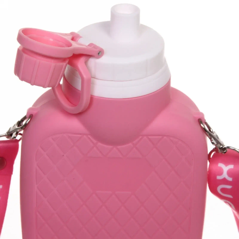 Фляжка силиконовая 700мл «Турист» с карабином