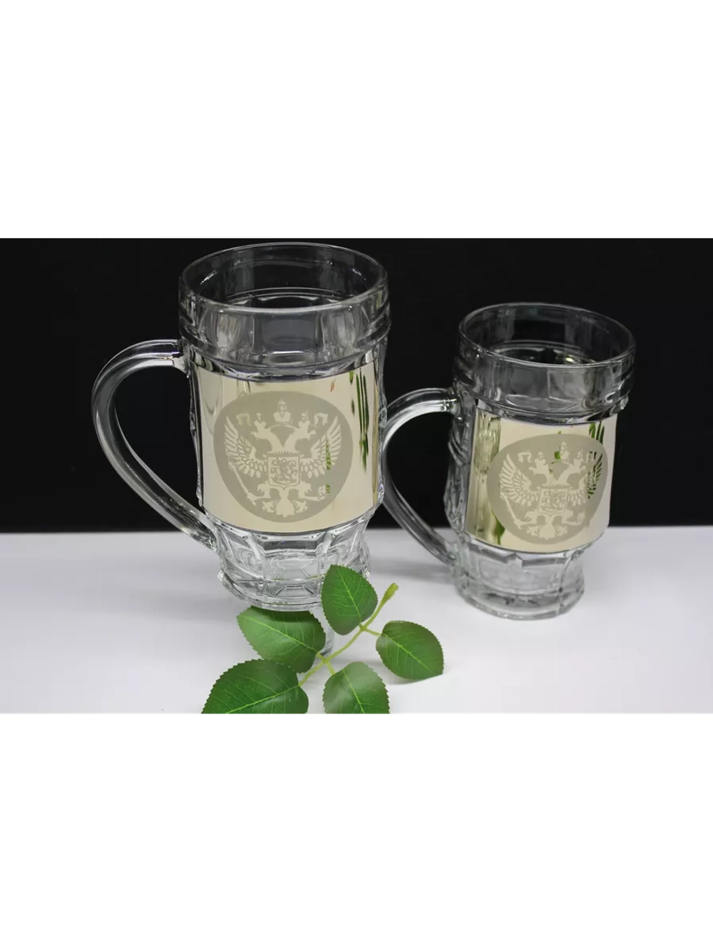 Кружка пивная "Герб" 2 шт 500мл