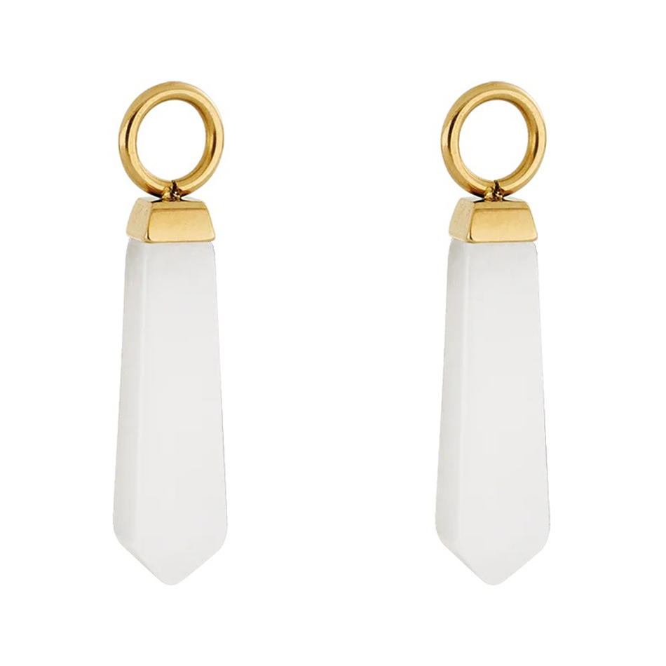 Подвеска на серьгу Coeur de Lion Gold-White 0051/44-1416