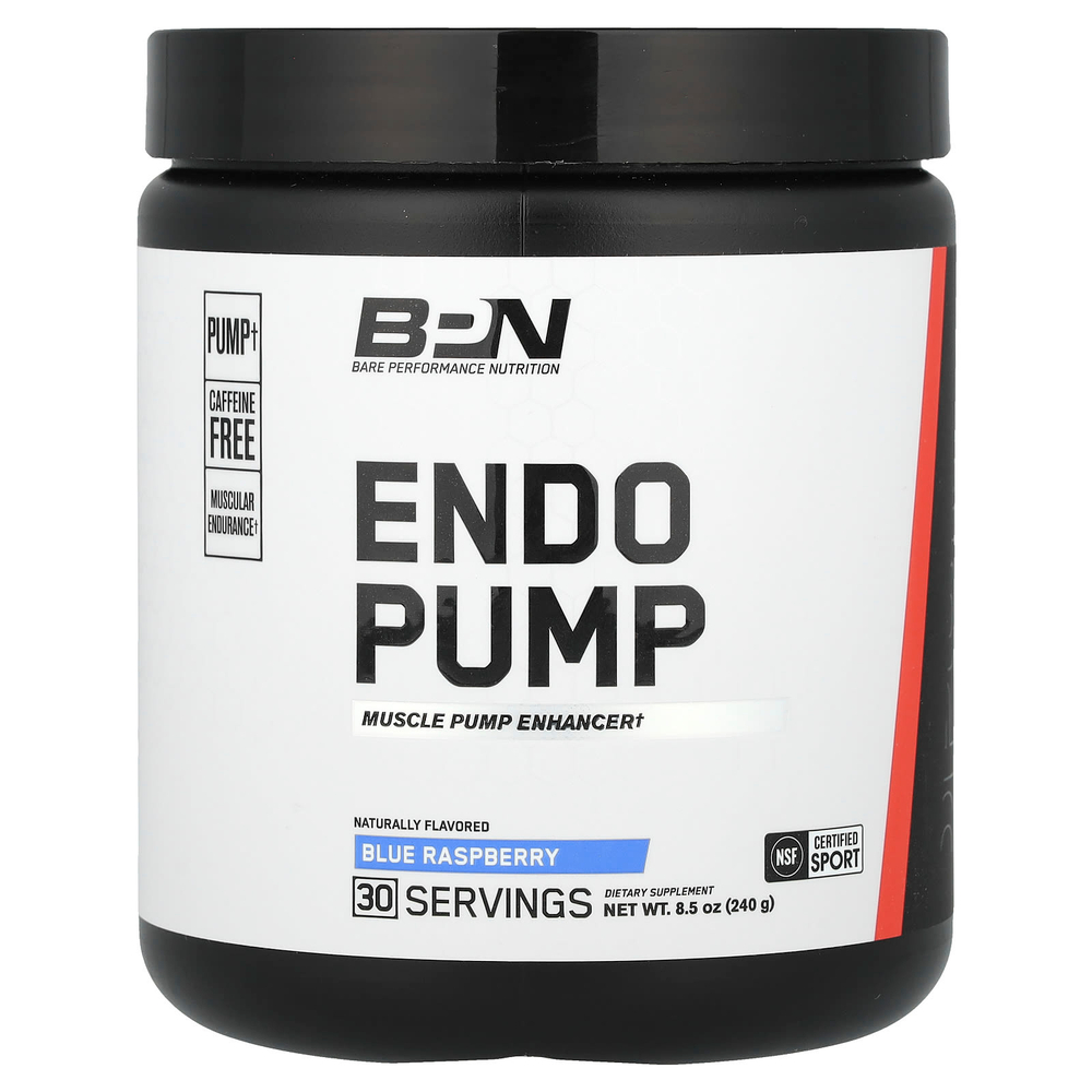 BPN, Endo Pump, Muscle Pump Enhancer, голубая малина, 240 г (8,5 унции)