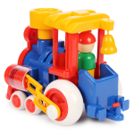 Паровозик Ромашка с 2 вагонами (Форма)