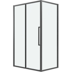 Душевой уголок Grossman Cosmo 110х70 120.K33.02.1170.42.00 профиль Графит сатин стекло прозрачное