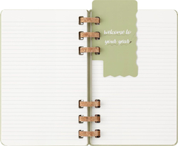 Еженедельник Moleskine ACADEMIC SPIRAL (DHSPK5212AMWH3) Large 150х210мм 200стр кремовые страницы спираль киви
