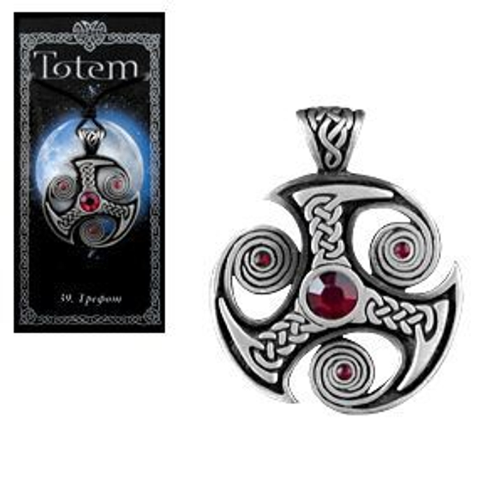 Амулет Totem № 39 Трефот, английское олово