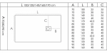 Душевой поддон Good Door Essentia ЛП00257 130x90 белый