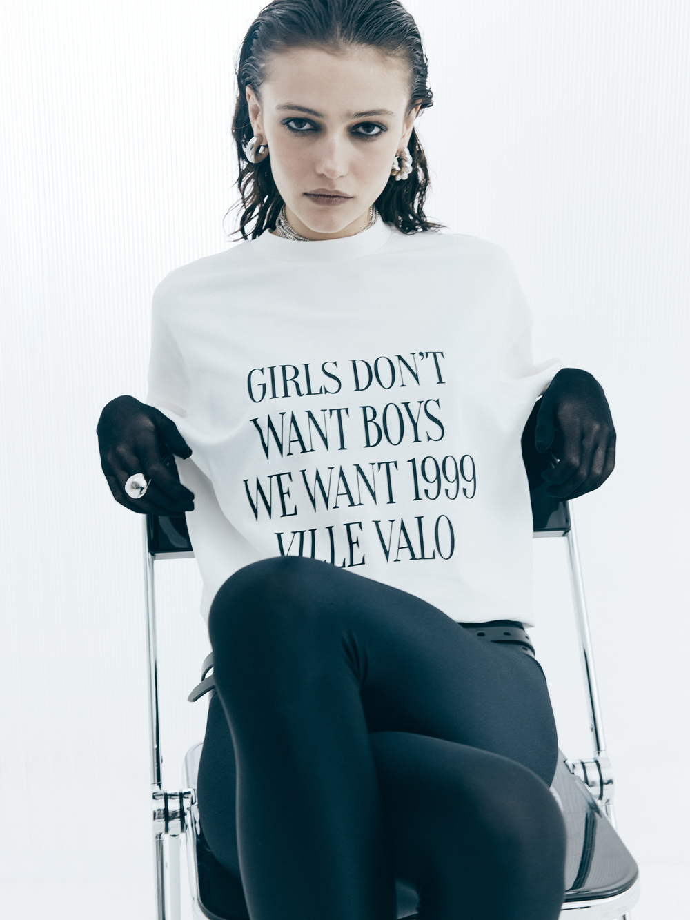 Футболка We want VV, молочная