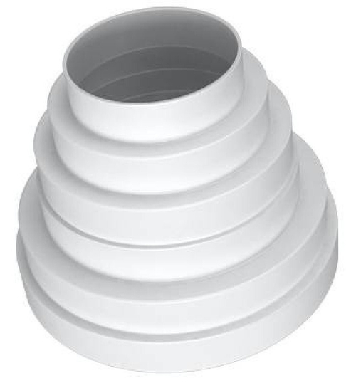 Соединитель универсальный центральный ПВХ воздуховодов D150/125/100/80