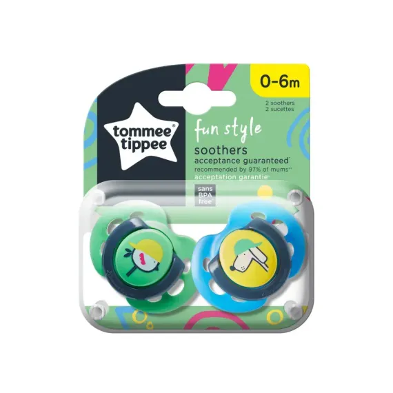 Пустышка Tommee tippee силикон 2 шт.