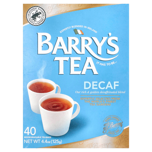 Barry's Tea, смесь без кофеина, 40 чайных пакетиков, 125 г (4,4 унции)