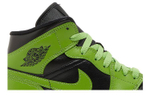 Кроссовки Jordan Air Jordan 1 Mid "Green Black" (Женская размерная сетка)